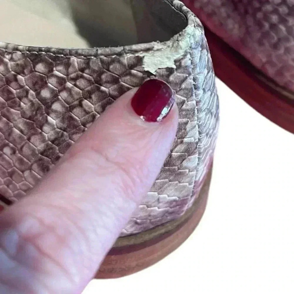 Levity Carla snake print loafers gray 9 M - Picture 7 of 8